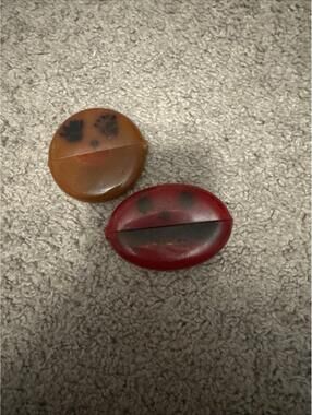 Vintage Rubber Coin Purses Change Wallet Squeeze Set of two